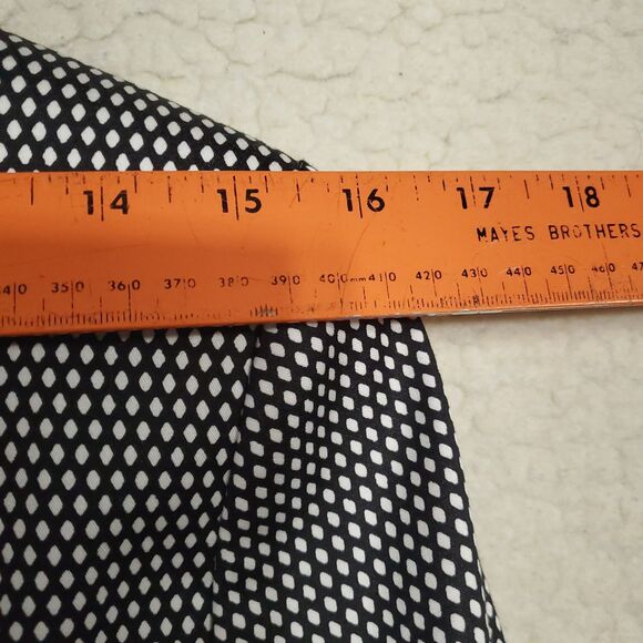 Worthington Women's Blazer Size 8 Black & White Diamond 2 Button Lined Jacket - Picture 3 of 14